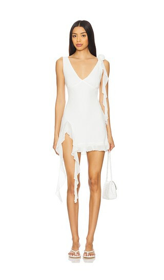MORE TO COME Myla Mini Dress in White. - size M | Revolve Clothing (Global)