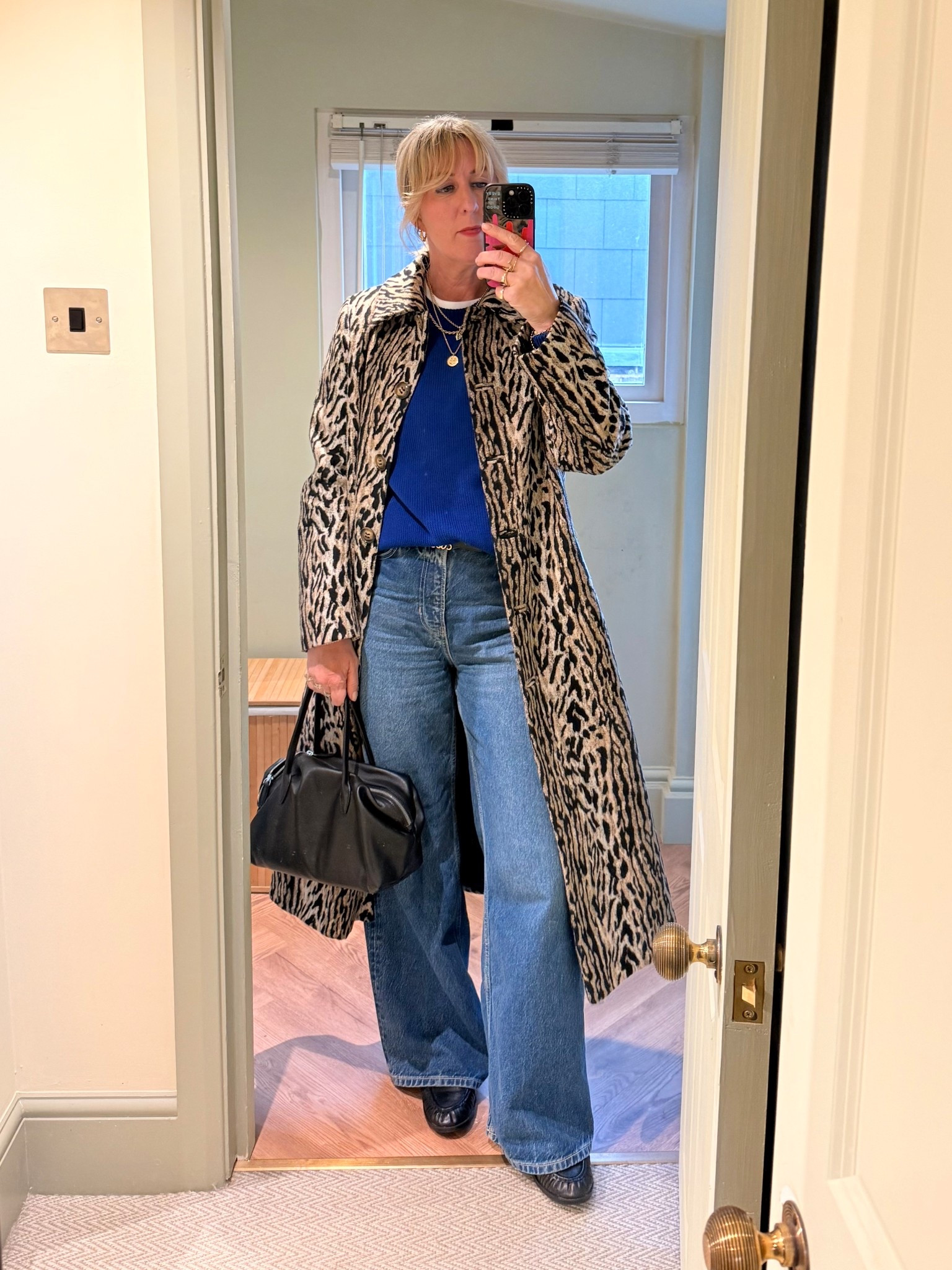 Rixo leopard coat still on rotation. 
.


#LTKover50style #LTKuk #LTKstyletip