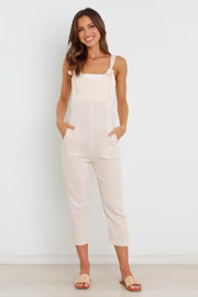 Dorset Jumpsuit - Beige | Petal & Pup (US)