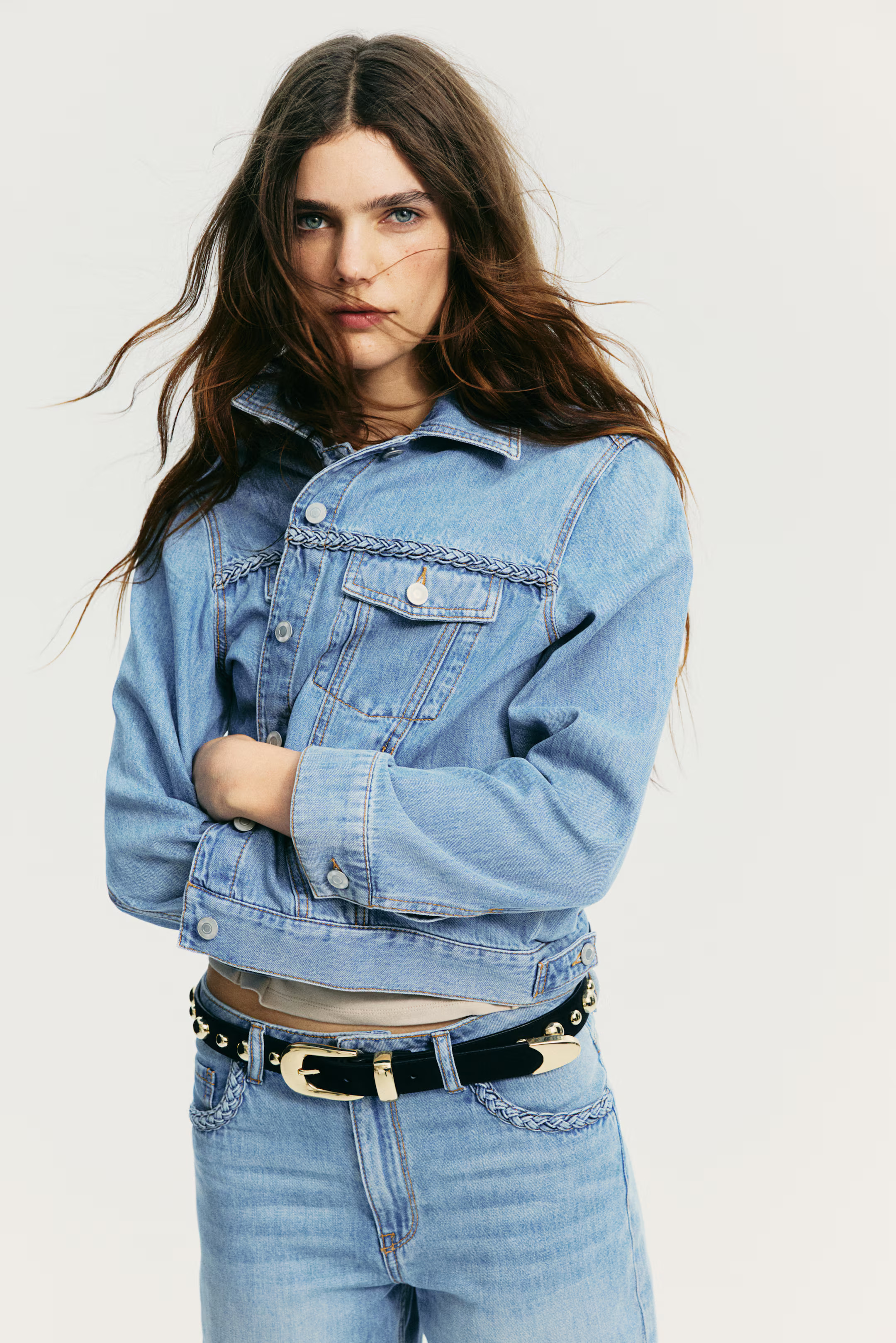 Denim Jacket - Light denim blue - Ladies | H&M US | H&M (US + CA)