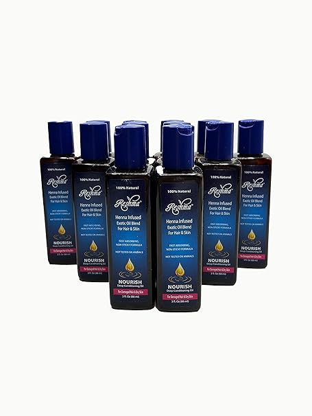 Reshma Beauty Henna Infused Hair Oil For Dry and Damaged Hair, Pack Of 12 | Amazon (US)