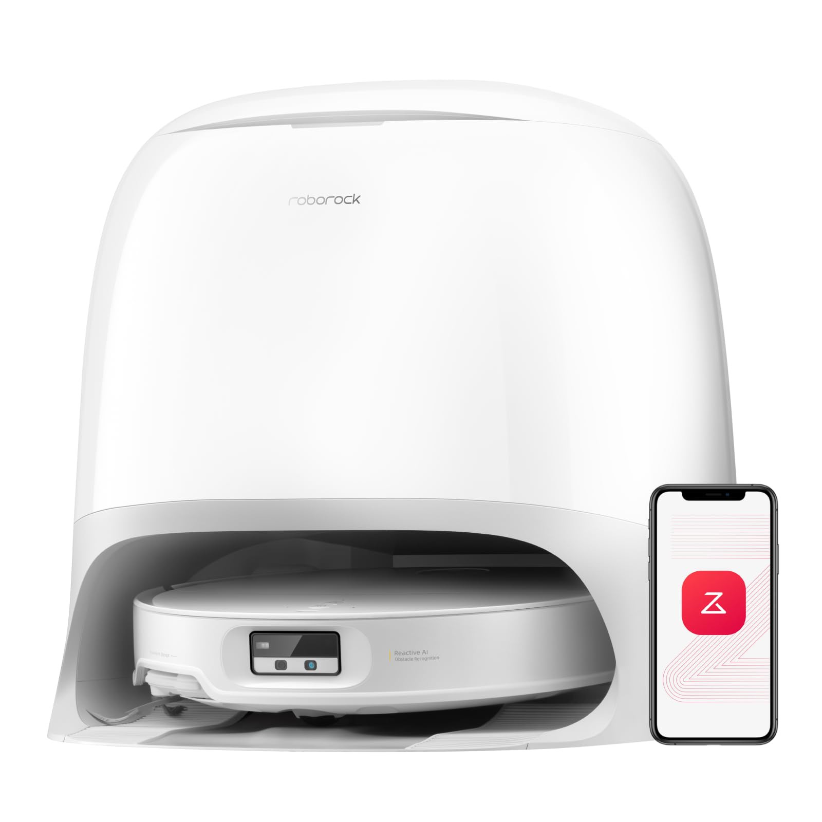 roborock Qrevo CurvX Robot Vacuum and Mop, 22,000Pa Suction, 3.14’’ Ultra Slim, Zero-Tangling... | Amazon (US)