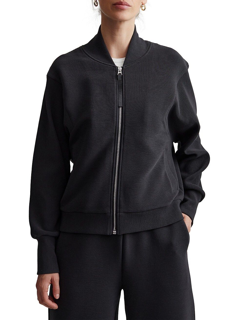 Varley Alia Zip-Front Sweatshirt | Saks Fifth Avenue
