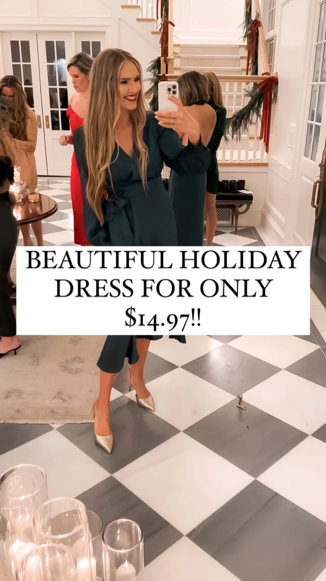This holiday dress is a total showstopper! I returned a $200 dress that looked awful on me for this one. And it's on sale for just $14.97!! Comes in black, leopard print and pink and runs true to size!

Thank you @shop.ltk for the beautiful event to get to the team better!

You do NOT need to spend a lot of money to look and feel INCREDIBLE!

I’m here to help the budget conscious get the luxury lifestyle.

Holiday fashion / winter outfit  / Elegant / Walmart fashion / Affordable / Budget / Women's Upscale Outfit / Classic Style / Date Night / Dress Up / Holiday Party / Work Party

#LTKSaleAlert #LTKHoliday #LTKFindsUnder50