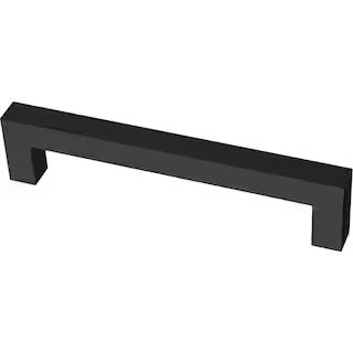 Liberty Modern Square 5-1/16 in. (128 mm) Matte Black Cabinet Drawer Bar Pull with Open Back Desi... | The Home Depot