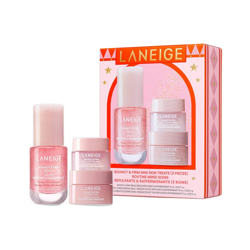 LANEIGE Bouncy & Firm Serum: Korean Slow Aging Collagen Serum with Peptides for Plumping, Firming... | Amazon (US)