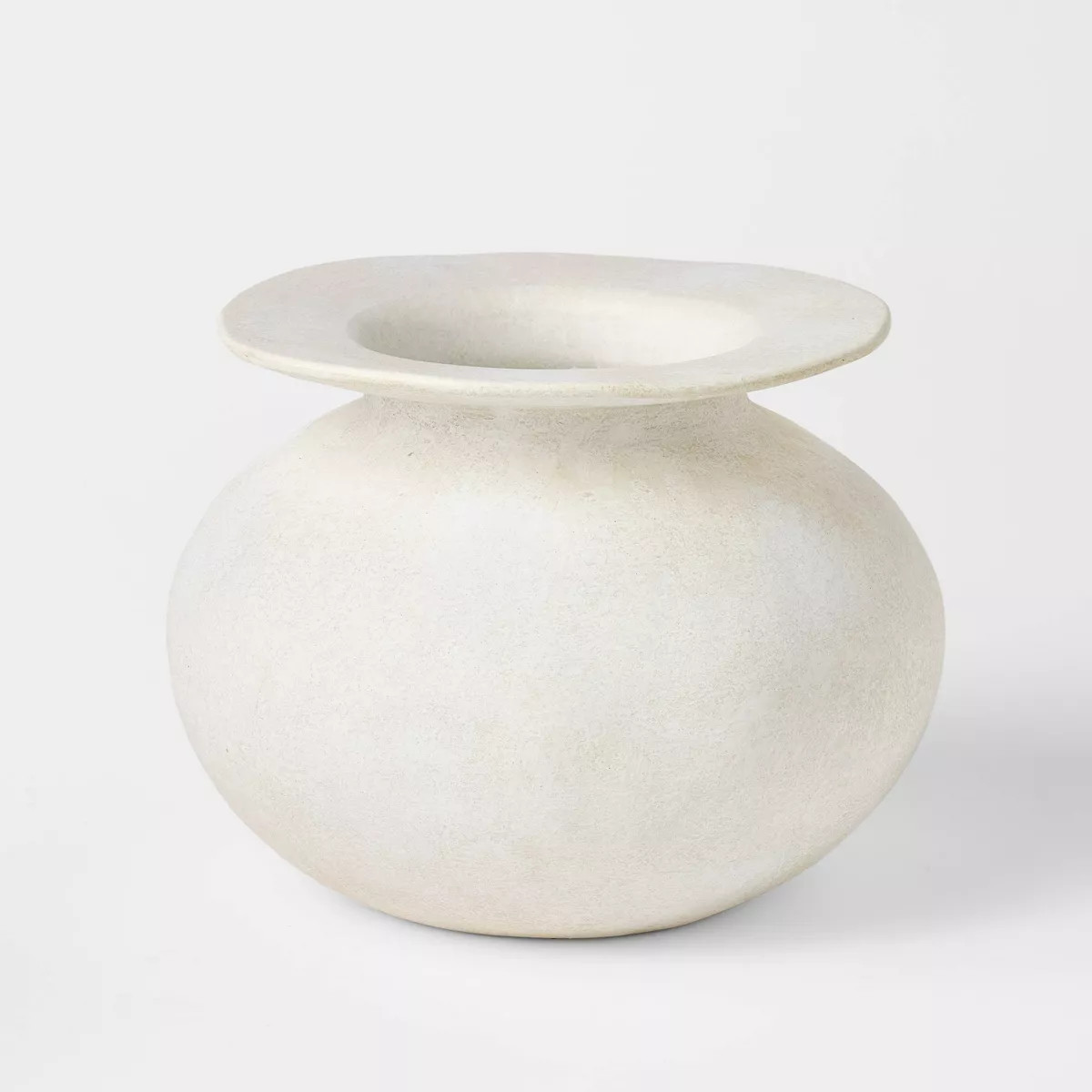 Exaggerated Rim Ceramic Round Vase - Threshold™ designed with Studio McGee | Target