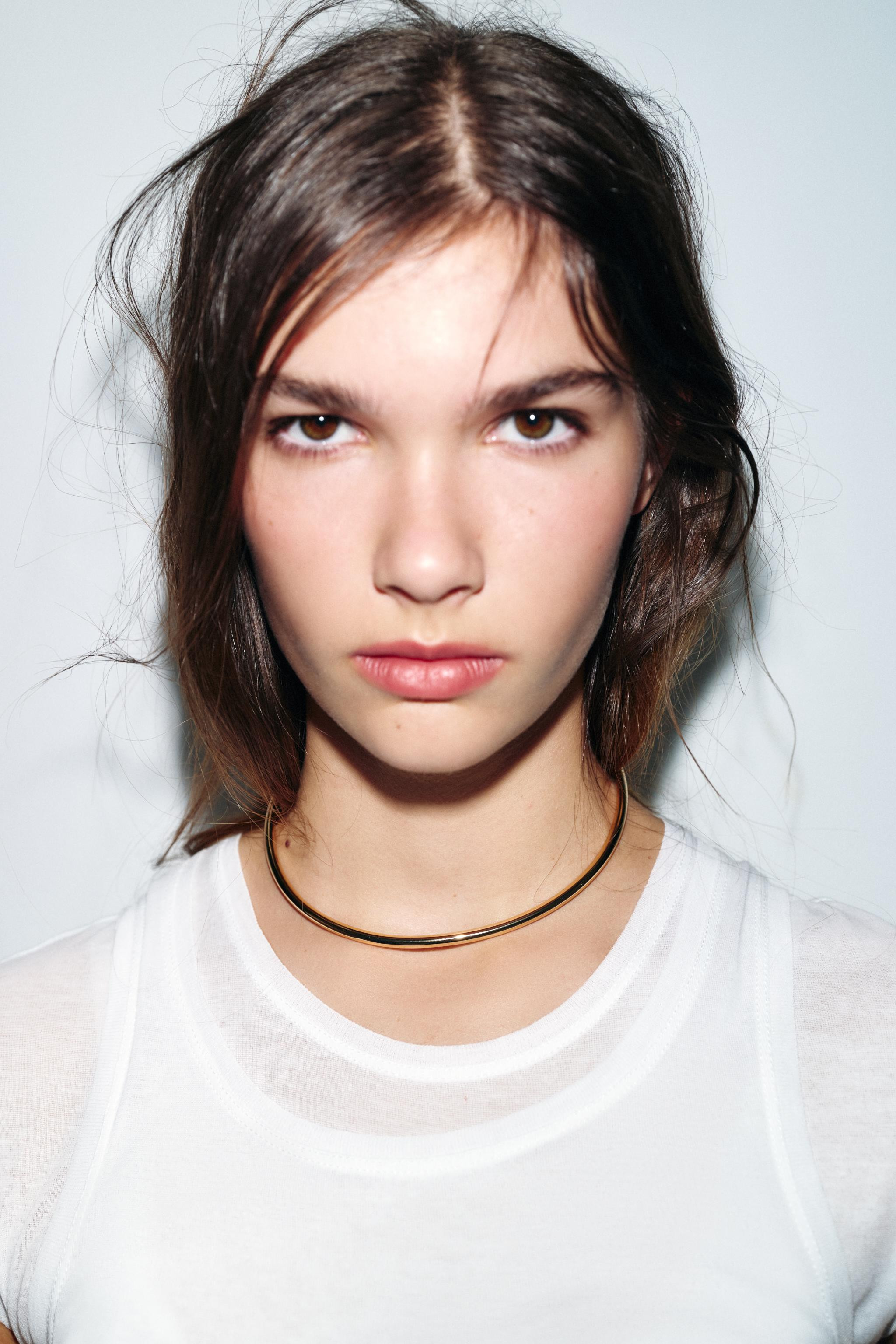 METALLIC CHOKER NECKLACE | Zara US