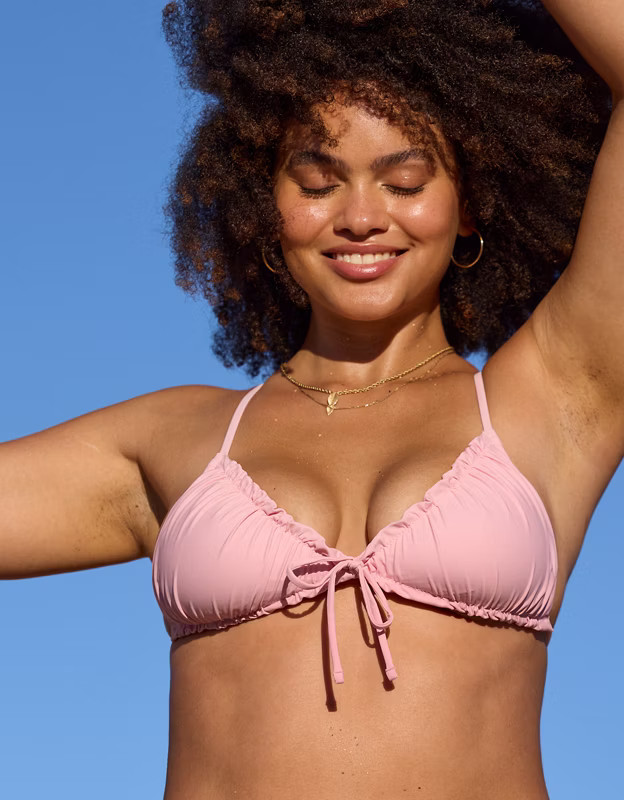 Aerie Ruffle String Bikini Top | Aerie