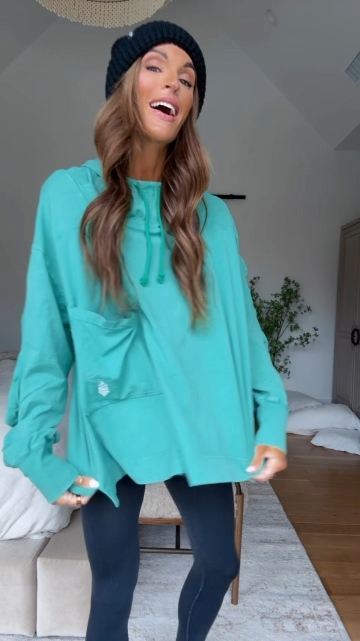 obsessed with this hoodie + these leggings! 🩵 rn get $100 towards your next @freepeople purchase when you spend $150 🤩

#LTKHoliday #LTKSaleAlert