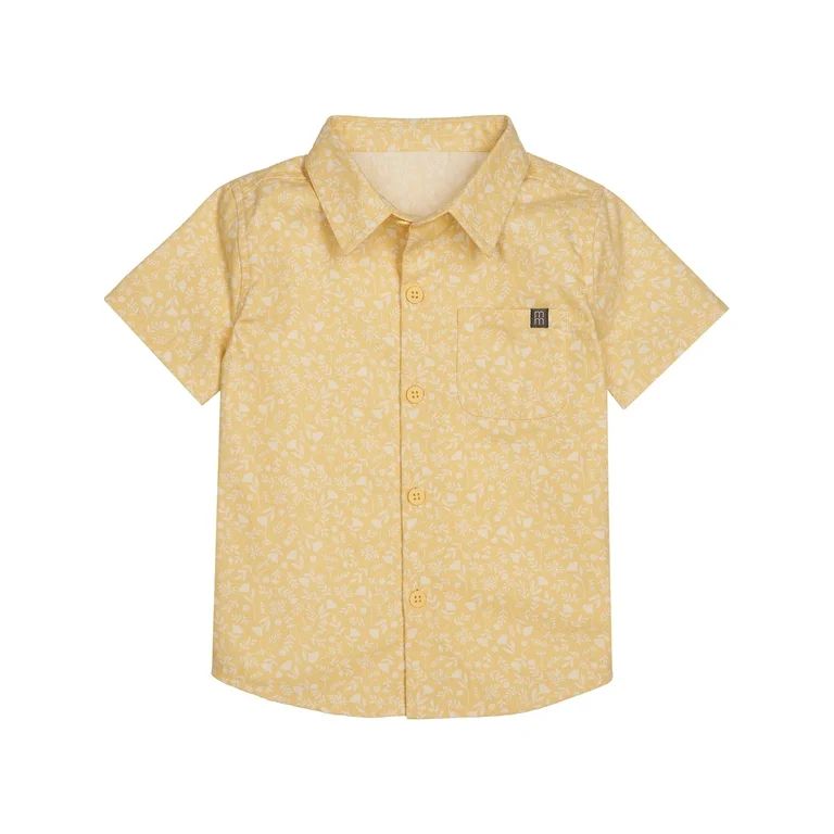 Modern Moments by Gerber Toddler Boy Woven Shirt and Short Set, Sizes 12M-5T - Walmart.com | Walmart (US)