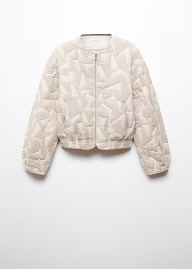 Cotton quilted jacket | MANGO (US)