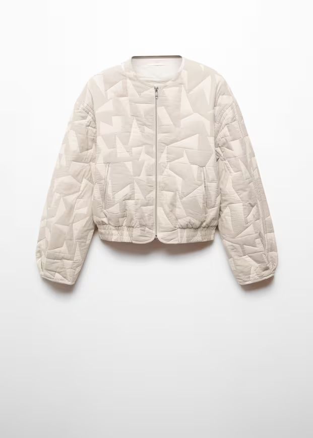 Cotton quilted jacket | MANGO (US)