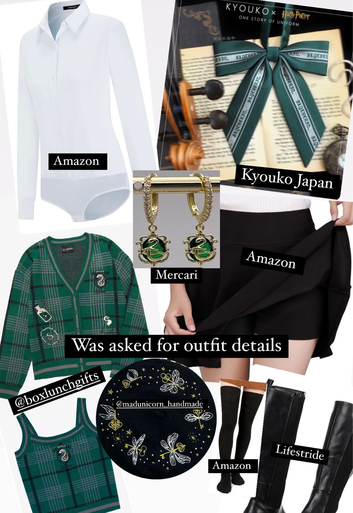 Slytherin Fit 🐍🖤

#LTKstyletip