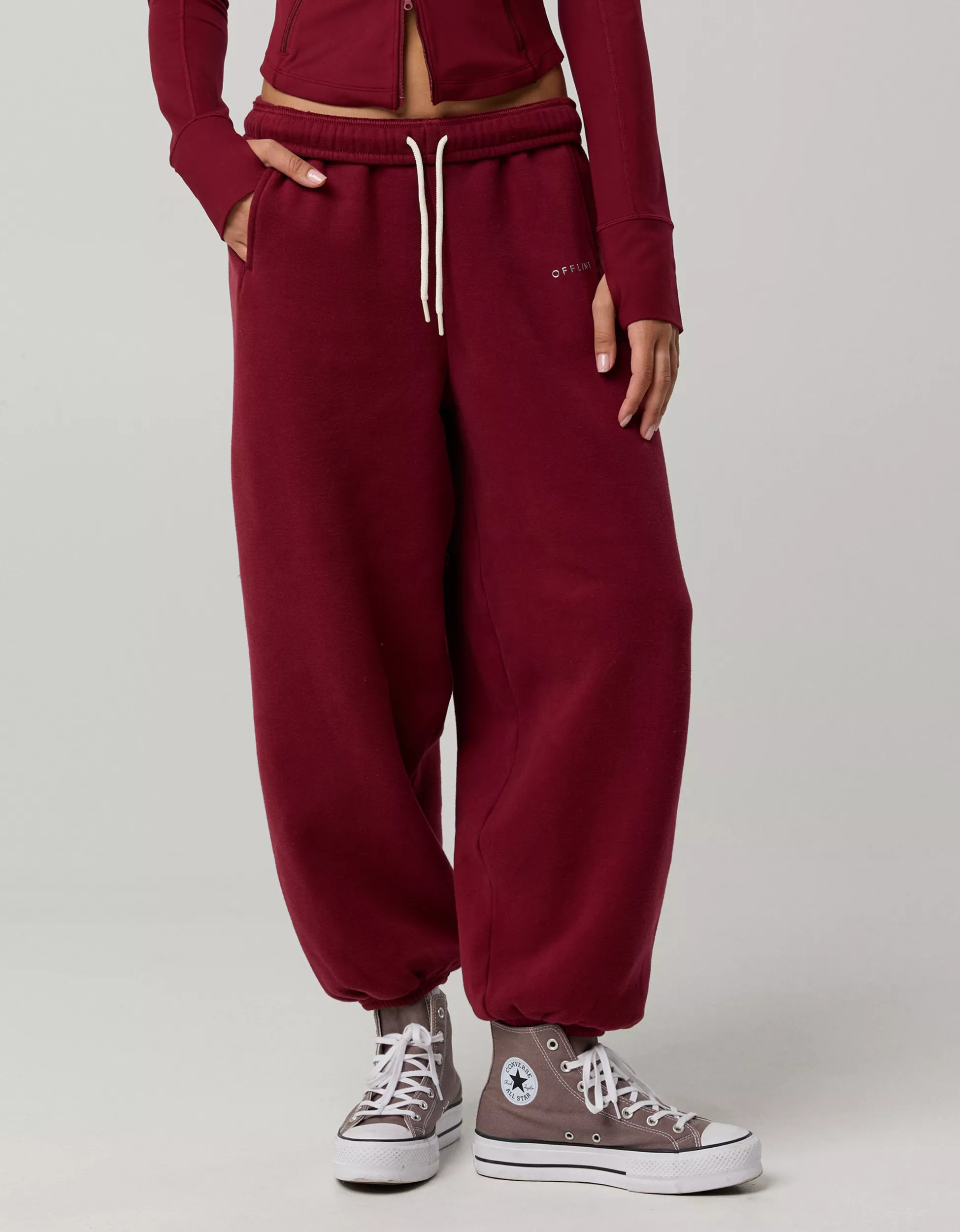 OFFLINE By Aerie Cloud Fleece Baggy Jogger | Aerie