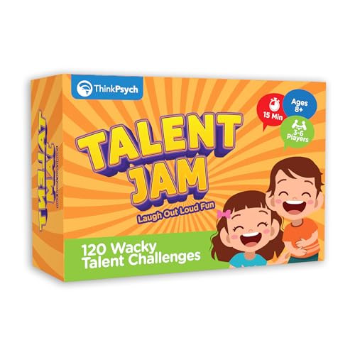 ThinkPsych Talent Jam - Hilarious Talent Show & Charades Game - Fun Family Games for Kids and Adu... | Amazon (US)
