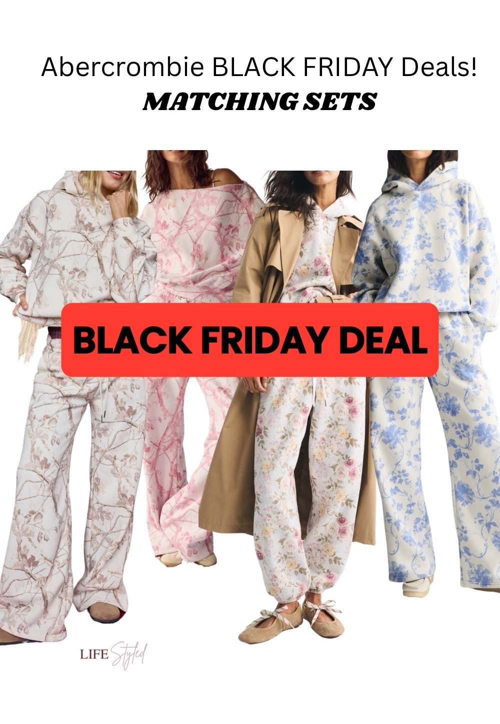 BLACK FRIDAY DEAL! This matching set is giving peak cozy vibes 😌✨ The kind of sweatshirt + sweats combo that looks cute, feels soft, and makes getting dressed way too easy.

#LTKGiftGuide #LTKSaleAlert #LTKCyberWeek