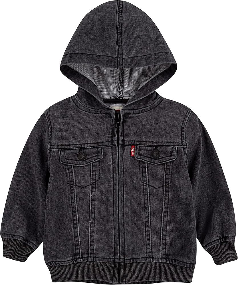 Amazon.com: Levi's Boys Baby Hoodie, Pebble Grey, 24M: Clothing, Shoes & Jewelry | Amazon (US)
