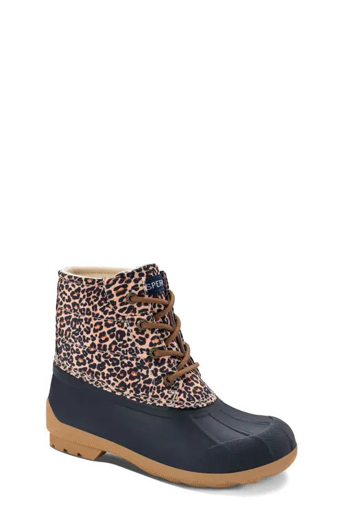 Sperry Kids' Port Duck Boot in Cheetah at Nordstrom, Size 11 M | Nordstrom