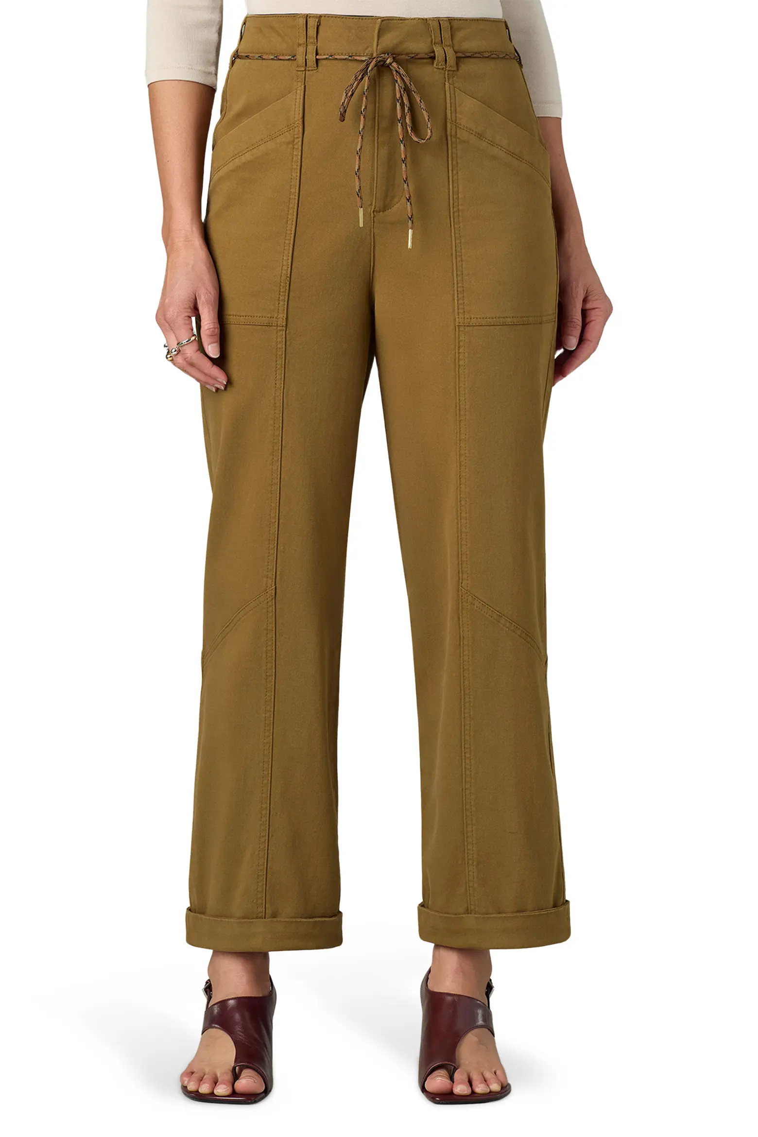 Ultra Skyrise High Waist Relaxed Stretch Cotton Pants (Women) | Nordstrom | Nordstrom