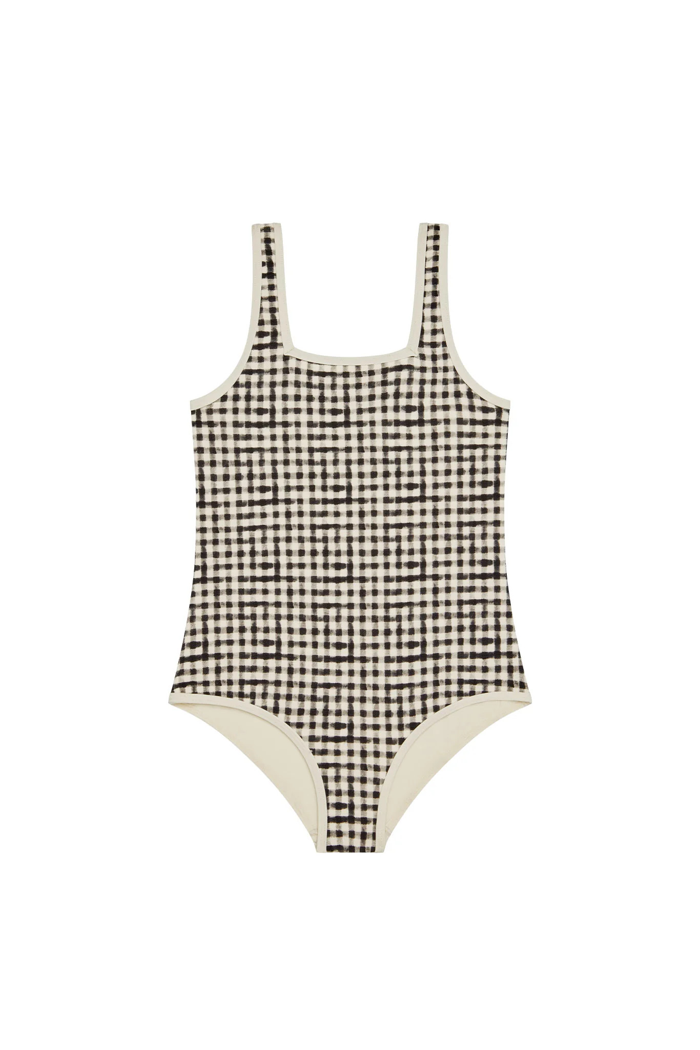 La Jolla Shirt - Black Gingham | Monday Swimwear