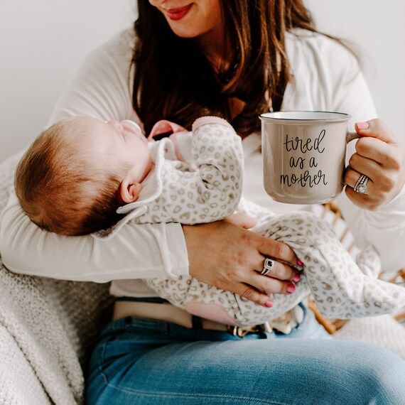 Tired As A Mother Campfire Mug | Funny Mom Mug | Tired As A Mother Coffee Mug | New Mom Mug | Mom... | Etsy (US)