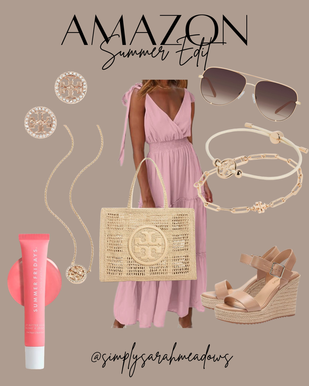 Elevate your summer look with these stylish Amazon finds. Perfect for a sunny day out! Shop now @simplysarahmeadows #SummerStyle #AmazonFinds #LTKFinds #LTKSpring #LTKSummer #AffordableFashion #MomStyle #SummerFashion #TrendingNow #SpringDresses #SummerDress 

 #LTKootd #LTKSeasonal #LTKOver40