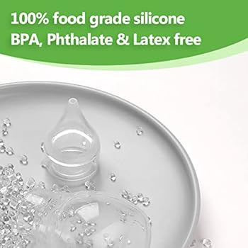 haakaa Silicone Baby Nasal Aspirator| Safe Baby Nose Cleaner| Easy-Squeeze Nose & Ear Bulb Syring... | Amazon (US)