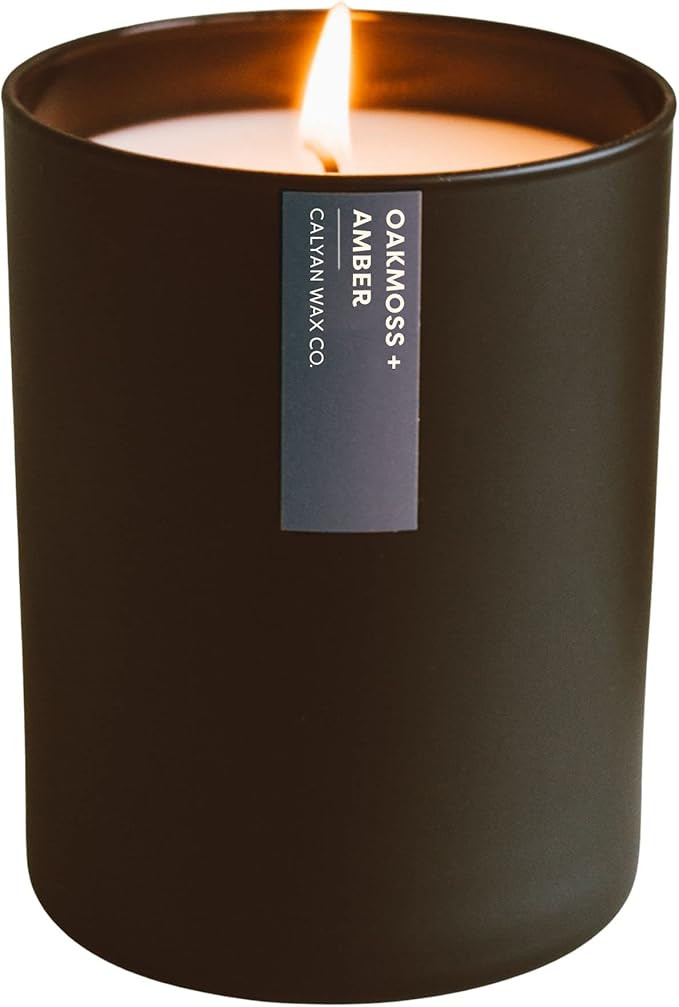 Calyan Wax Soy Wax Candle, Oakmoss & Amber Scented Candle for The Home | Premium Candle with Esse... | Amazon (US)