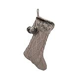 Creative Co-Op 20" Cotton Knit Stocking | Amazon (US)