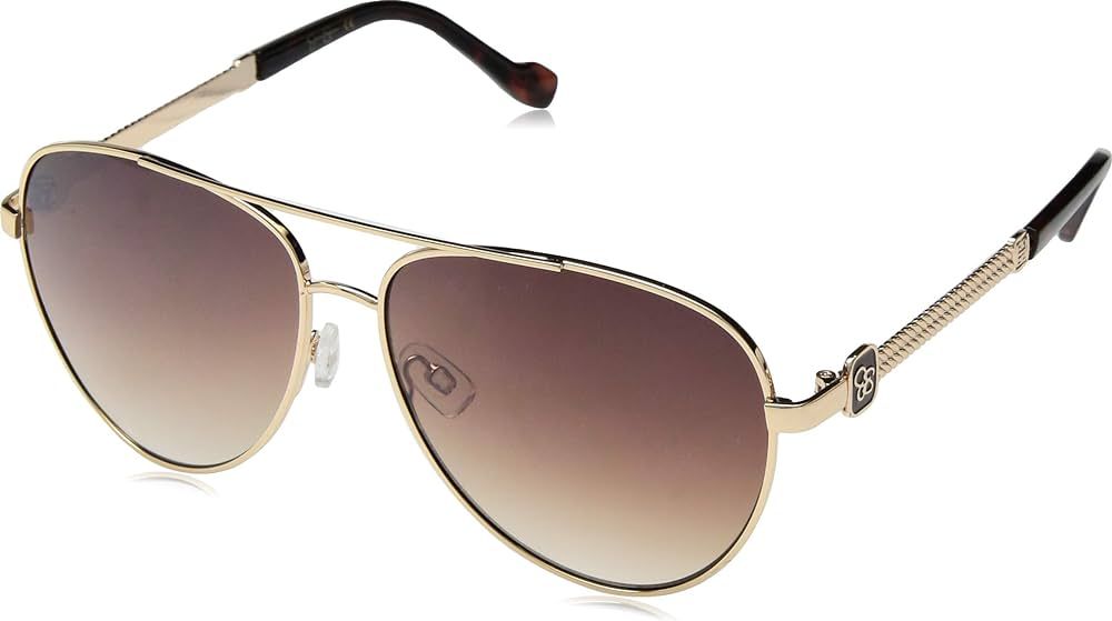 Jessica Simpson Women's J5706 Roped Metal Aviator Pilot Sunglasses with Uv400 Protection. Glam Gi... | Amazon (US)