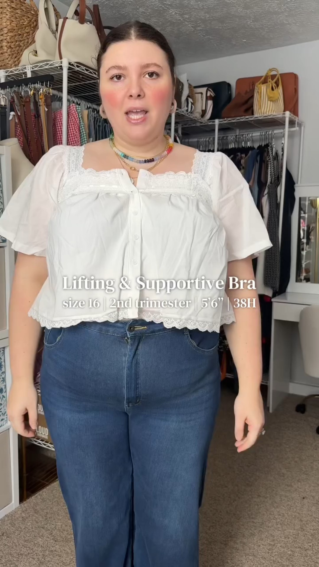 Balconette bra from #TikTokShopCreatorPicks #hsiabra #plussizebra #fullcoveragebra #balconettebra