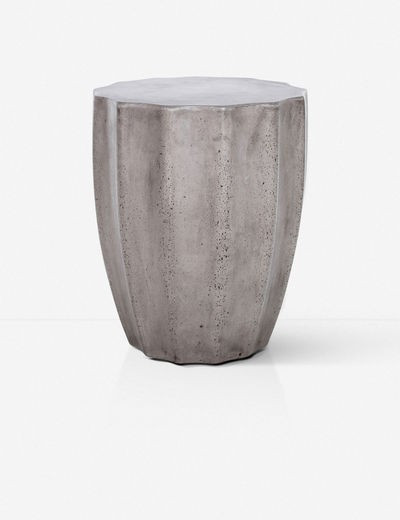 Kalake Indoor/Outdoor Stool, Gray | Lulu and Georgia 