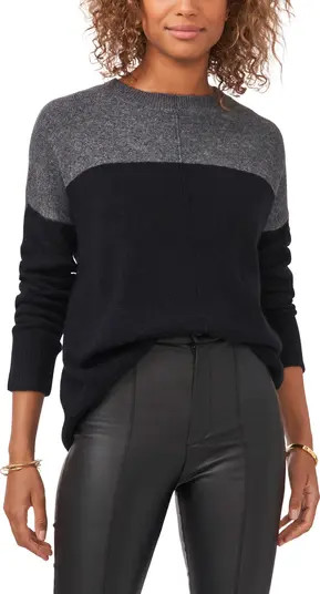 Extended Shoulder Colorblock Sweater | Nordstrom
