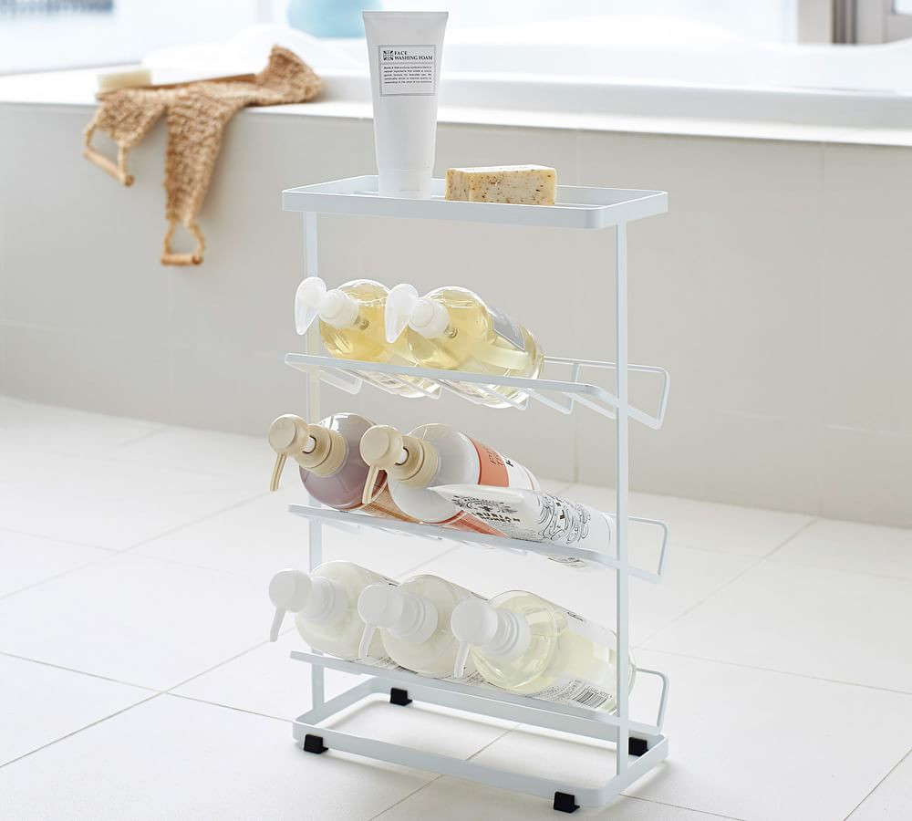 Yamazaki Free Standing 4-Tier Shower Caddy | Pottery Barn (US)