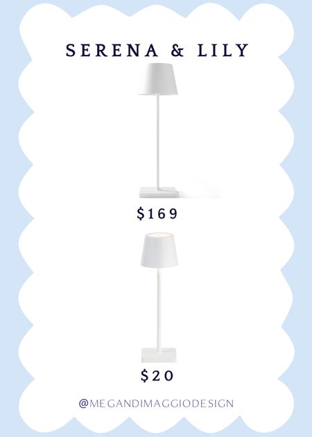 Wow!! Just added online and will go super fast!! This is even better than the Amazon dupe pricing!! 🤯🙌🏻🤩 

Snag this Serena & Lily Zafferano portable LED table lamp look for way less at just $20 vs. $169!! So cute for outdoors or anywhere you want!!

#LTKHome #LTKSaleAlert #LTKFindsUnder50