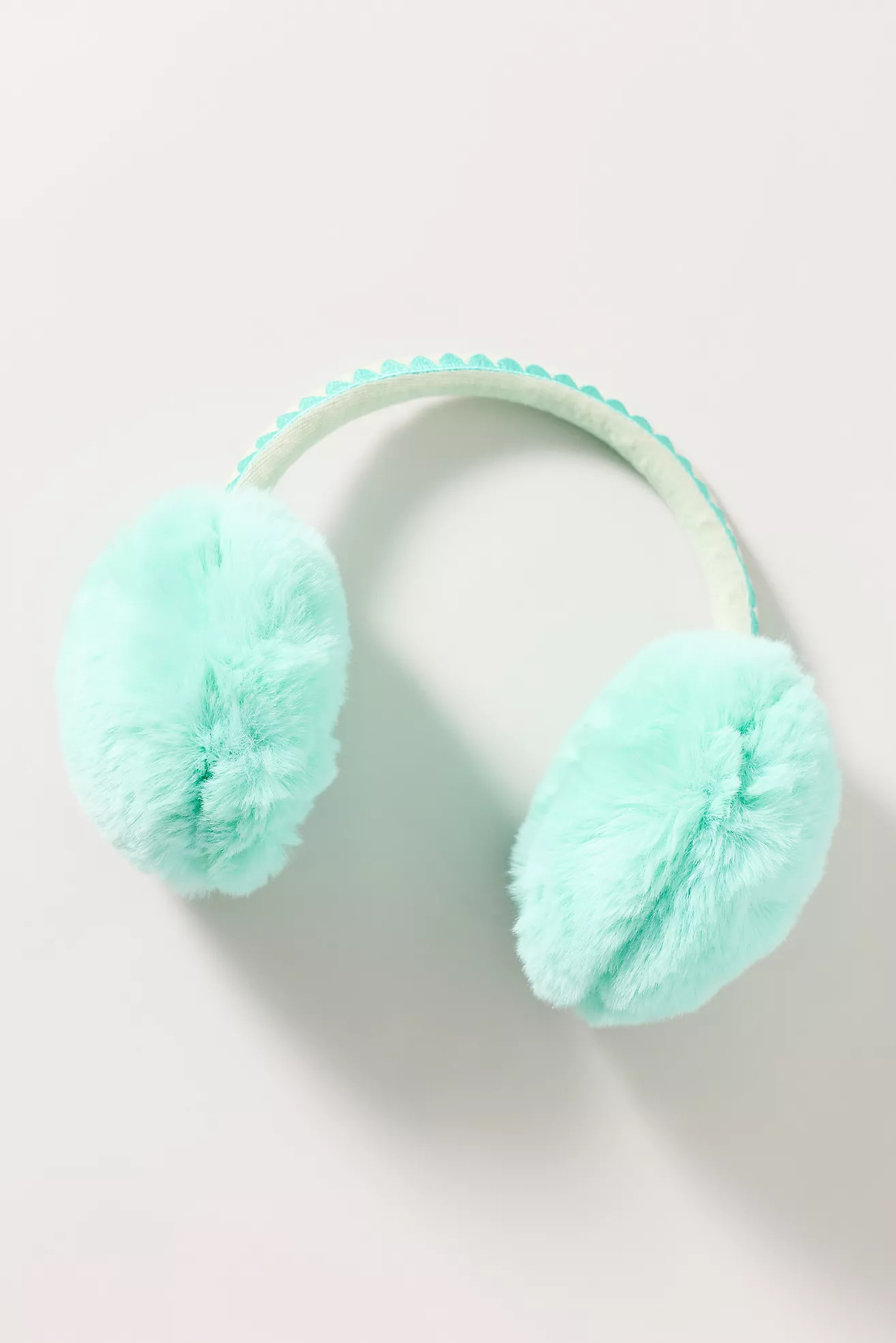 Violet & Brooks Embroidered Faux Fur Earmuffs | Anthropologie (US)