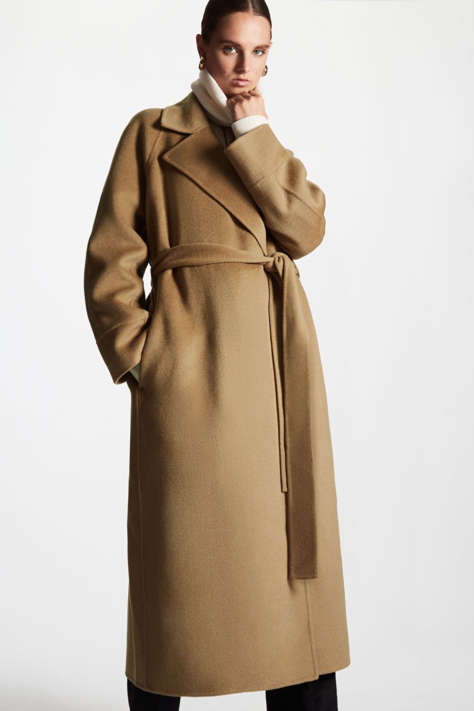 DOUBLE-FACED WOOL BELTED COAT | COS (EU)