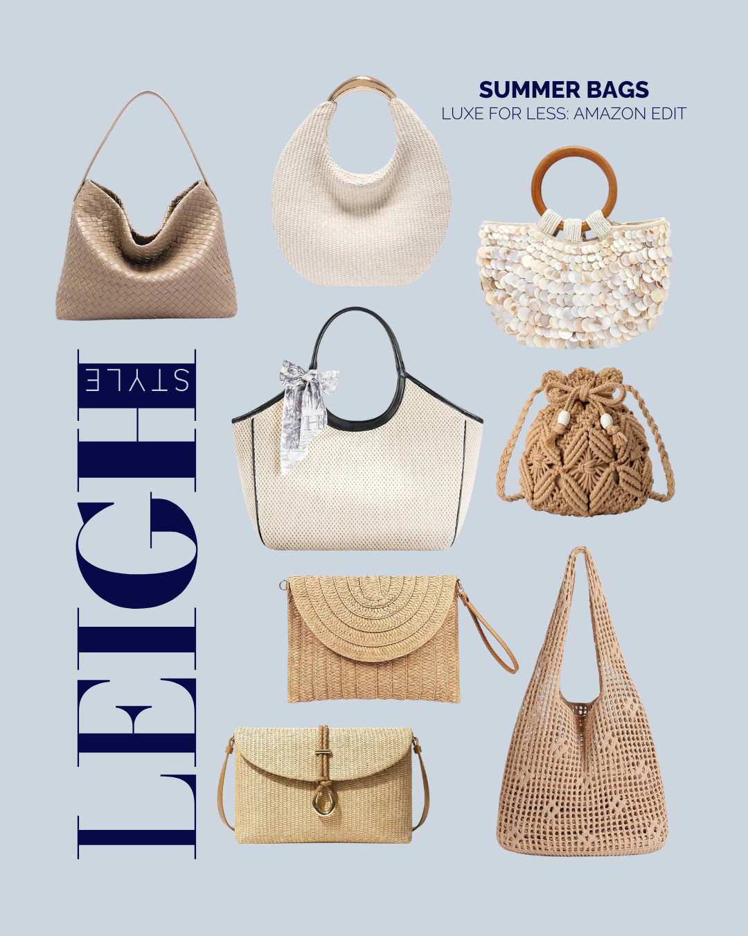 Elevate your seasonal wardrobe without breaking the bank. This curation features chic, high-quality textures from woven straws to intricate macramé, offering the perfect blend of style and functionality for sunny days ahead.

#SummerBags #LuxeForLess #AmazonFinds #WovenBags #SummerStyle #AccessoriesEdit 

 #LTKootd #LTKBeauty #LTKTravel