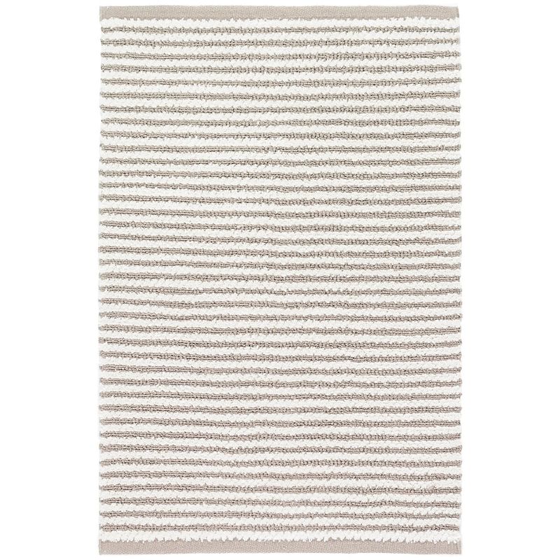 Shear Stripe Grey Handwoven Rug | Annie Selke