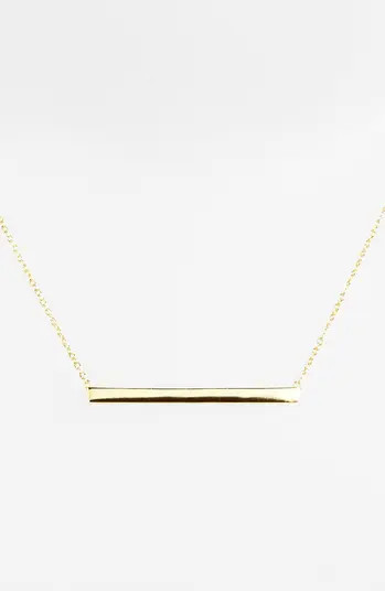 Argento Vivo Sterling Silver Argento Vivo Bar Pendant Necklace | Nordstrom | Nordstrom