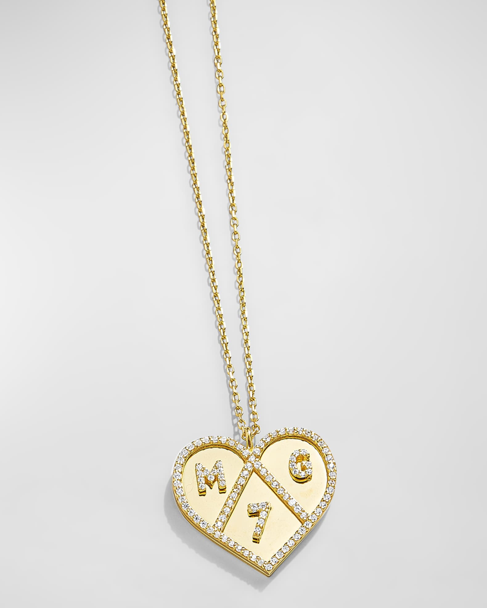 18K Gold Custom Heirloom Heart Necklace | Neiman Marcus
