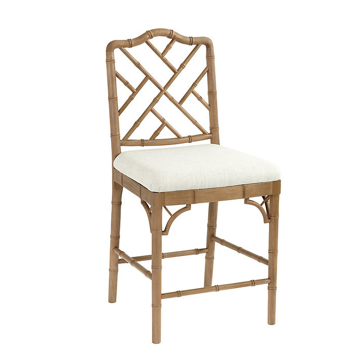 Dayna Stools Classic Wood Frame Barstools | Ballard Designs, Inc.