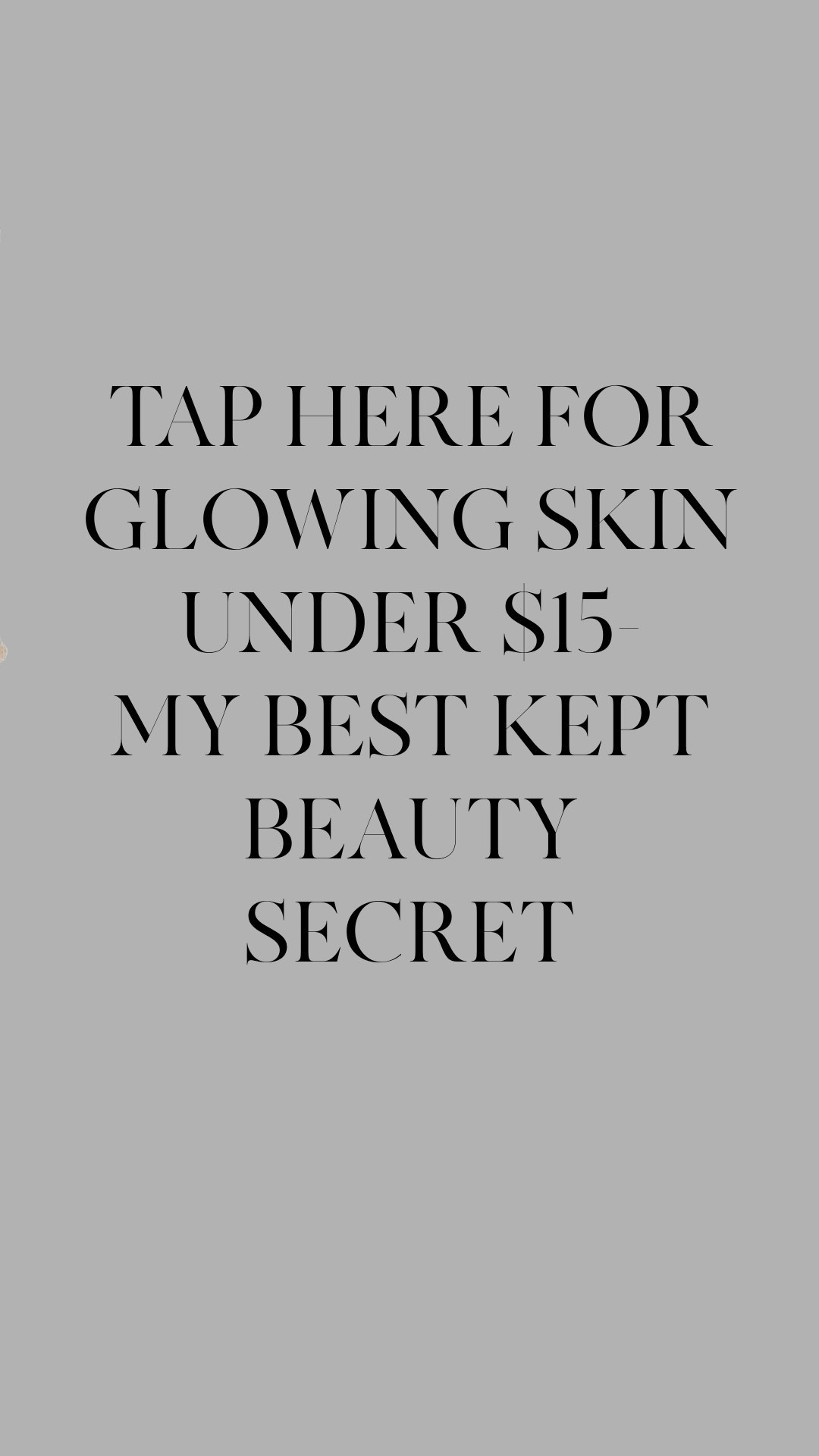 This is my go-to glow and it’s under $15. If you want brighter, dewy skin without spending $$$, this is the product I reach for every single day. It layers perfectly under makeup, gives the prettiest natural sheen, and truly makes your skin look healthier instantly.

Linking it here because it sells out constantly—grab one while it’s still in stock.

#LTKbeauty #glowingskin #beautyunder15 #ltkfinds #skincarefavorites

#LTKGiftGuide #LTKOver40 #LTKBeauty