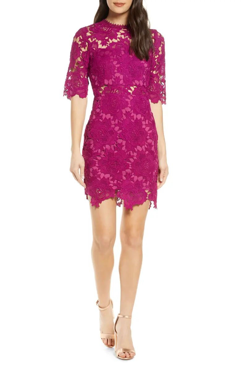 A Fine Romance Lace Cocktail Dress | Nordstrom