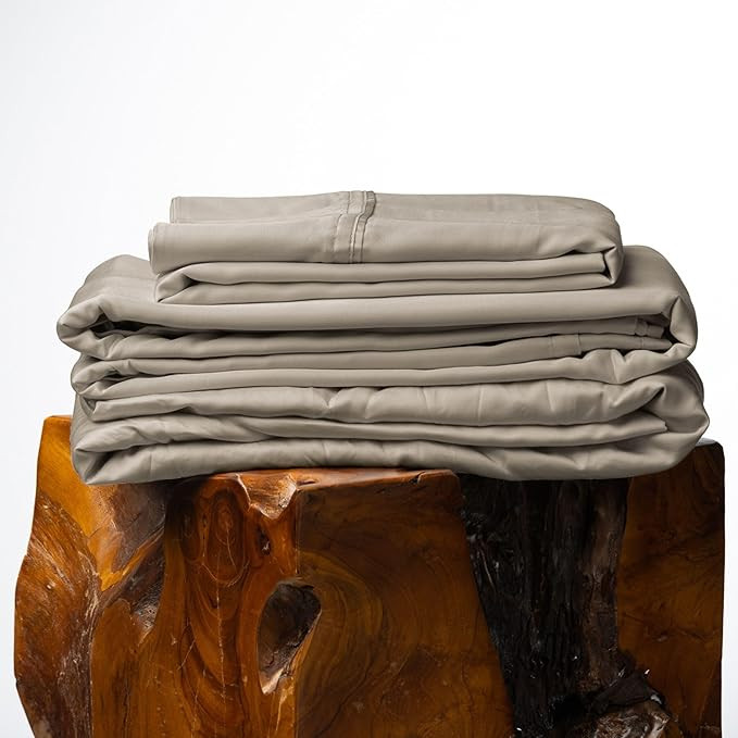 Olive + Crate Eucalyptus Sheets Set - Cooling Sheets for Hot Sleepers - 100% Organic Tencel Lyoce... | Amazon (US)