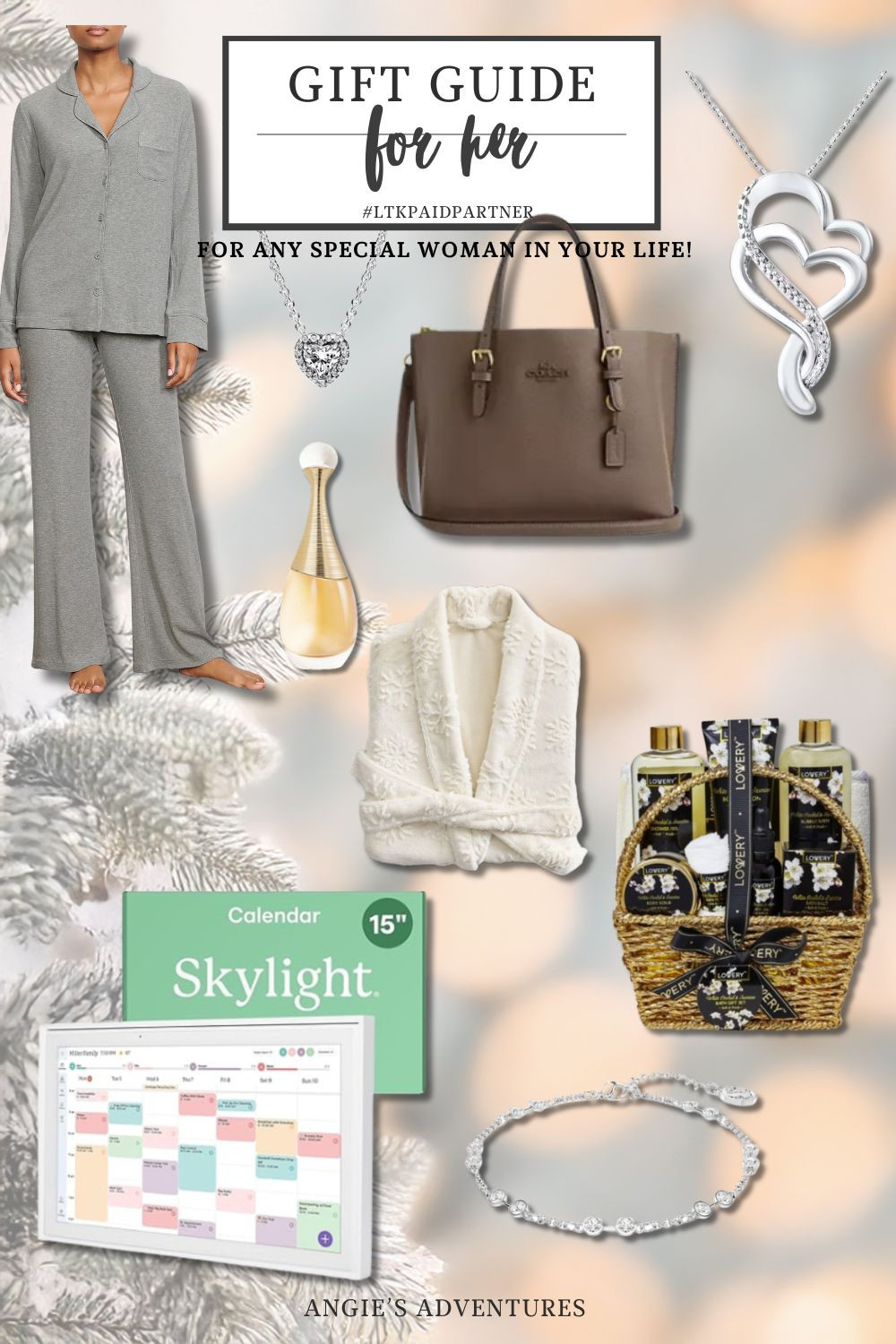 Gift Guide for Her – Cozy, Chic & Thoughtful Finds

Whether you’re shopping for your best friend, sister, mom, or treating yourself, this Gift Guide for Her has a little bit of everything — cozy, luxe, and practical gifts she’ll truly love and use.

I’ve rounded up some of my favorites including a plush robe, a beautiful bottle of perfume, a comfy lounge set, a Skylight digital calendar, timeless jewelry, a Coach bag, and more — perfect for birthdays, holidays, or just-because gifting.

From relaxing self-care essentials to stylish everyday pieces, these gifts are all about making her feel special, celebrated, and a little spoiled.

✨ Save this for your next gift-giving moment! 

 #LTKCyberWeek #LTKGiftGuide #LTKmomlife
