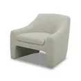 Better Homes & Gardens Emerson Curvy Accent Chair, Cream Linen | Walmart (US)