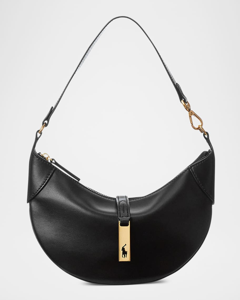 Polo ID Mini Calfskin Shoulder Bag | Neiman Marcus