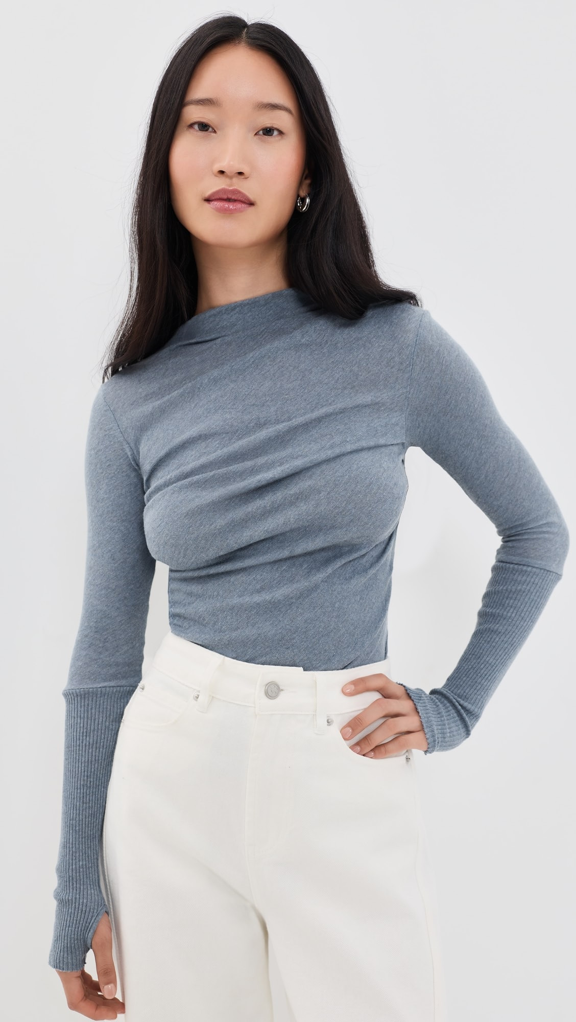 Enza Costa Cashmere Jersey Twist Top | Shopbop | Shopbop